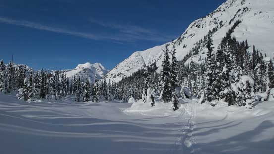 Down to the valley now.