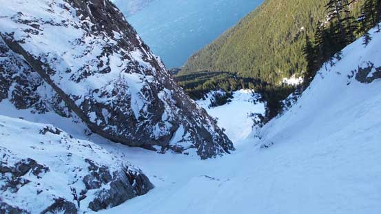 Just about the ramp turning direction, looking down.