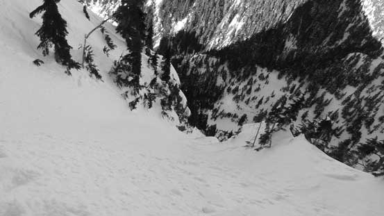 Deadly exposure on this entire upper route.