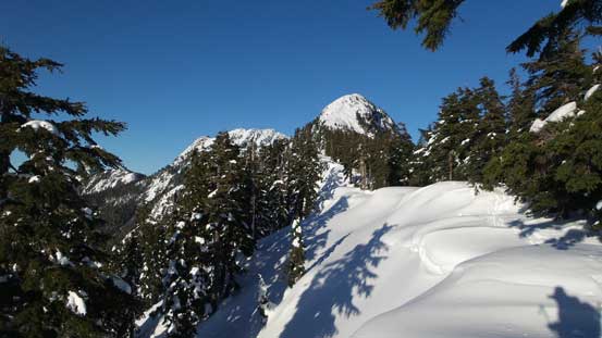 One last review shot of Mt. Harvey's SW Ridge