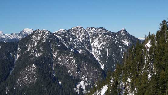Echo Peak/Mt. Perrault in the foreground 