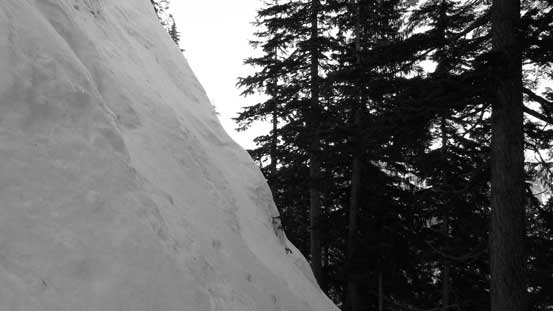 This side view correctly shows the slope angle of this last section. 