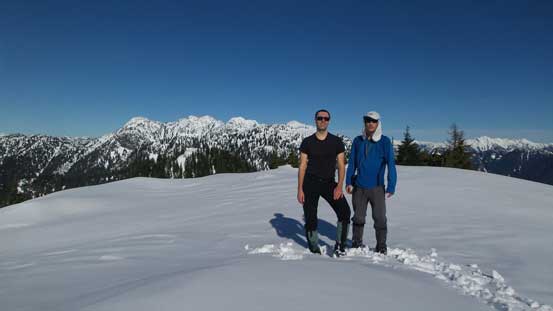 Vlad and myself on the summit of Middle Needle