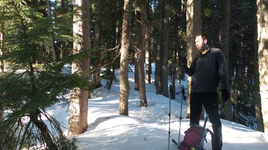 Taking another break. We were running low on water now. 