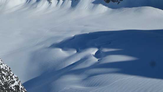 Big crevasses on Matier Glacier