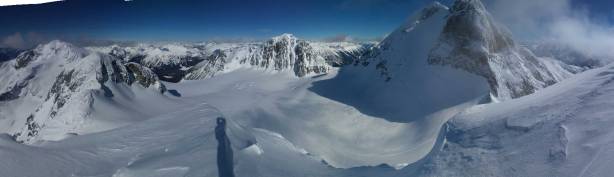Another panorama shot from the summit. Click to view large size.