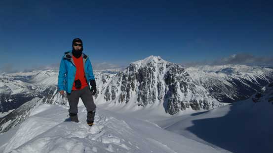 Me on the summit of Mt. Hartzell