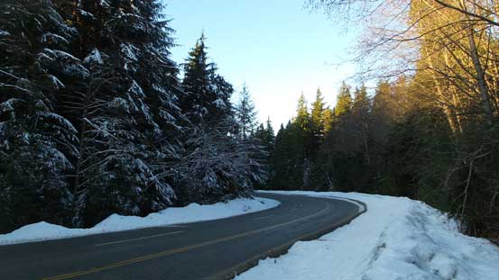 Crossing the highway at the beginning