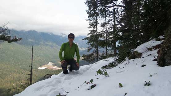 Me on Devil's Peak. This is the lookout a few minutes beyond the actual summit